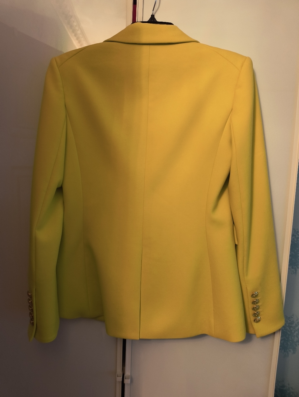 Veronica Beard Miller Jacket In Chartreuse No Size Tag SAMPLE Sz 6 - Picture 5 of 11